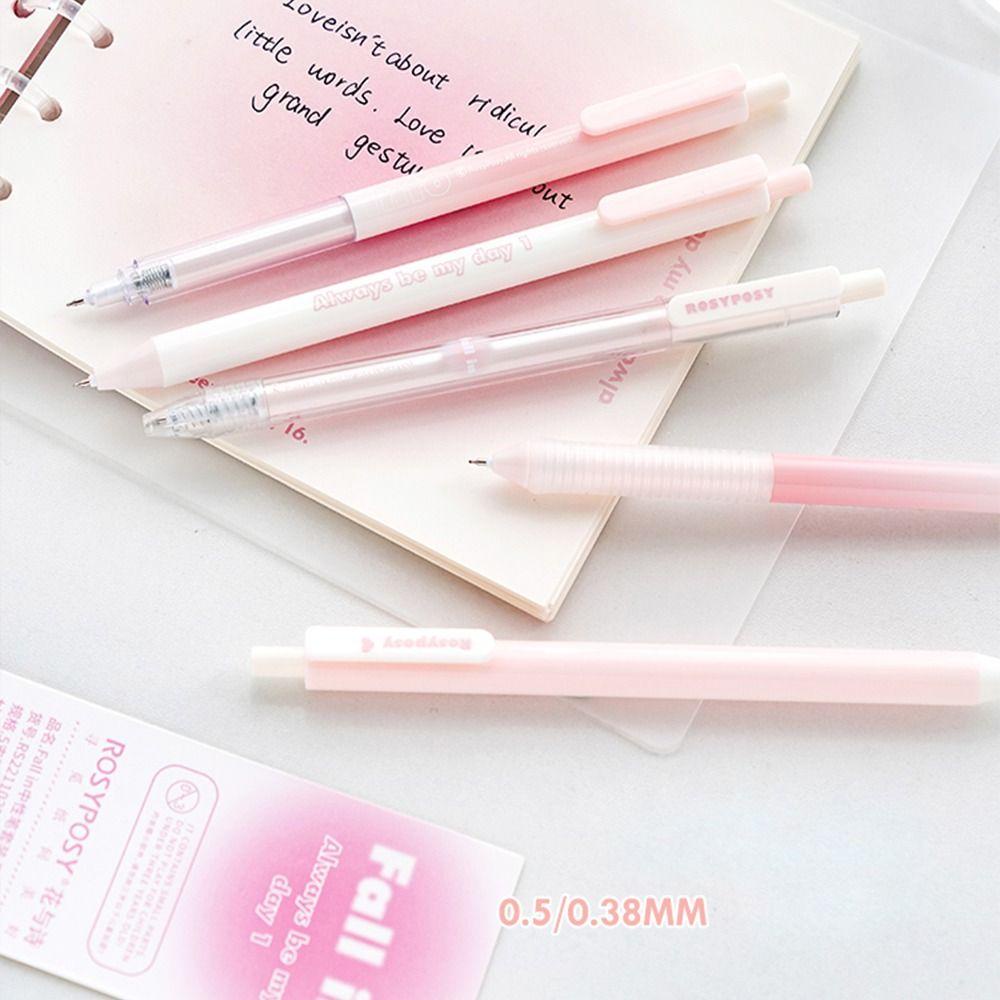 Mmluck Bộ Bút gel Mực Đen Hàn Quốc 0.5mm Nhanh Khô Dùng Làm Quà Tặng