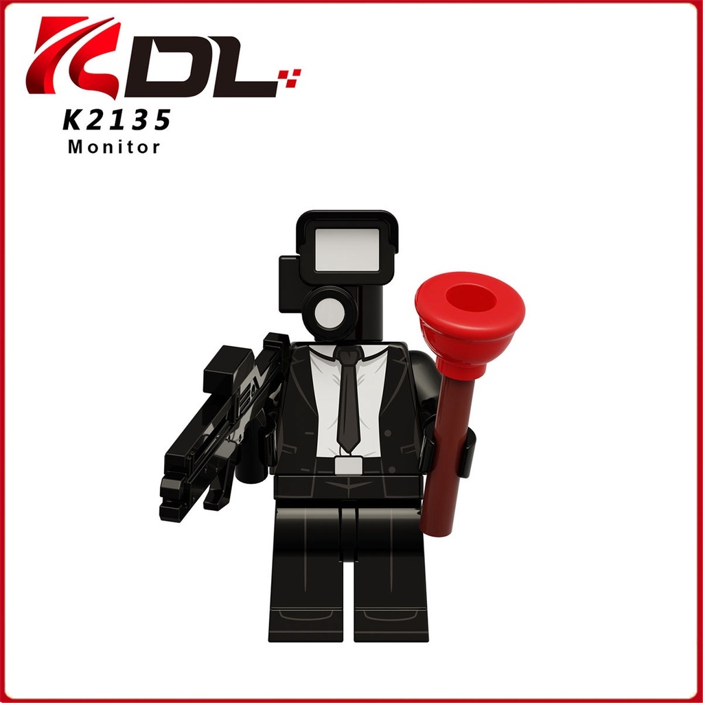 Bộ Đồ Chơi Lắp Ráp Mô Hình tv Người Đàn Ông Ngộ Nghĩnh Đáng Yêu Cho Bé