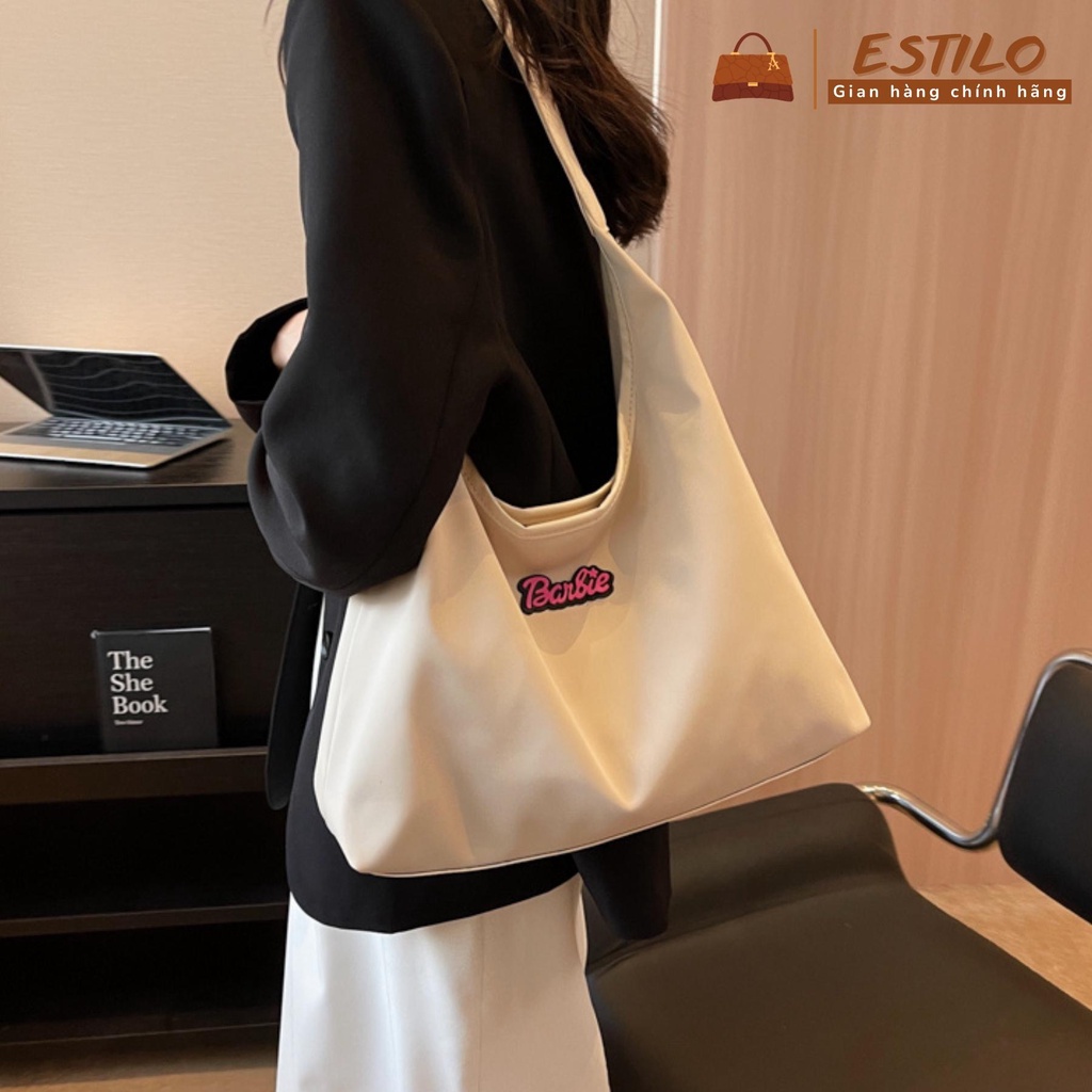 Túi tote đeo vai ESTILO, túi tote đi học, đi làm size 36cm HA393