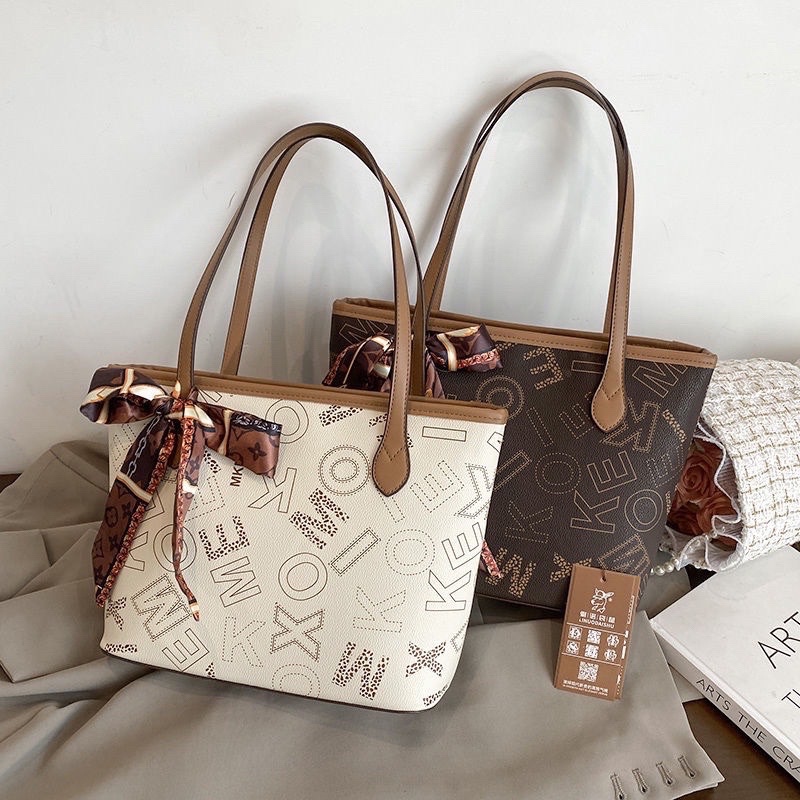 Túi tote công sở nữ XOM tặng kèm khăn đi làm đi chơi sang chảnh