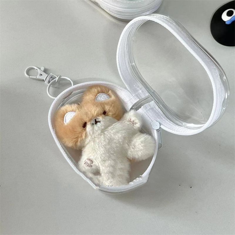 Túi Đựng Búp Bê 10cm Bằng pvc Trong Suốt Dễ Thương
