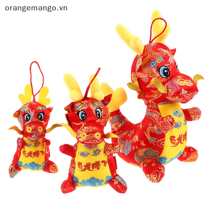 Đồ chơi nhồi bông Hình Con Rồng Năm 2024 Màu Cammango vn