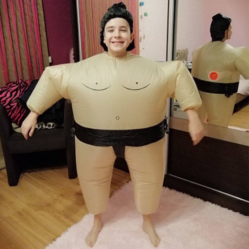 Sumo Bộ Đồ Bơm Hơi Hóa Trang halloween Chú Hề Vui Nhộn