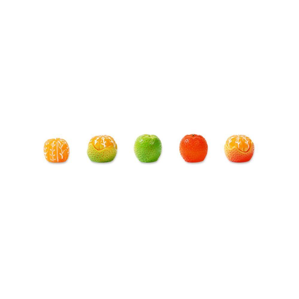 Mmluck Set 5 Tượng mini Tự Trang Trí Bảng Điều Khiển Trung Tâm Màu Cam Đường Xe Hơi Đậu Nành mini diy Làm Quà Tặng Trang Trí Nội Thất Xe Hơi Màu Cam Đường