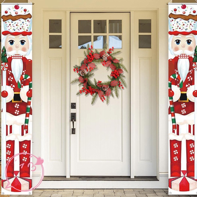 Hiussngha Vòng Hoa Thông handmade Trang Trí Giáng Sinh