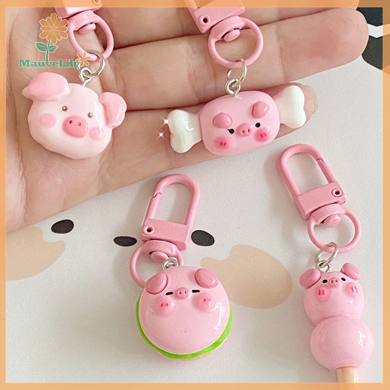 Móc Khóa Hình Heo Hồng Xinh Xắn Dễ Thương
