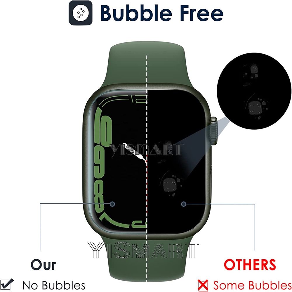 Miếng Dán Bảo Vệ Màn Hình Đồng Hồ apple watch series 9 8 7 6 se 5 40mm 41mm 42mm 44mm 45mm 38mm Kính