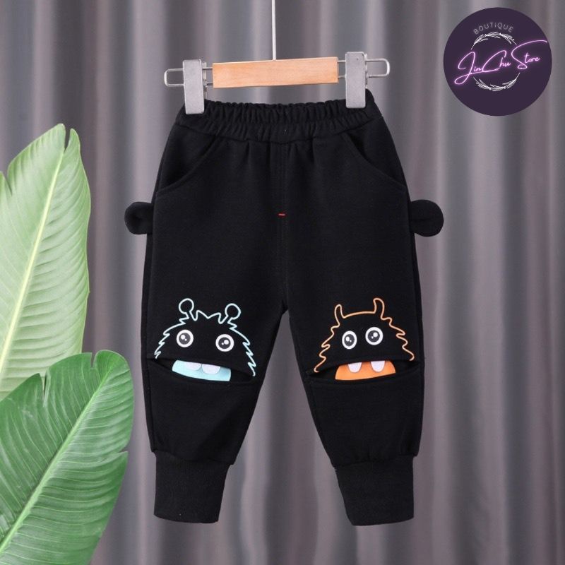 Quần lót nỉ ấm tai gấu cho bé trai bé gái Jinchu Boutique