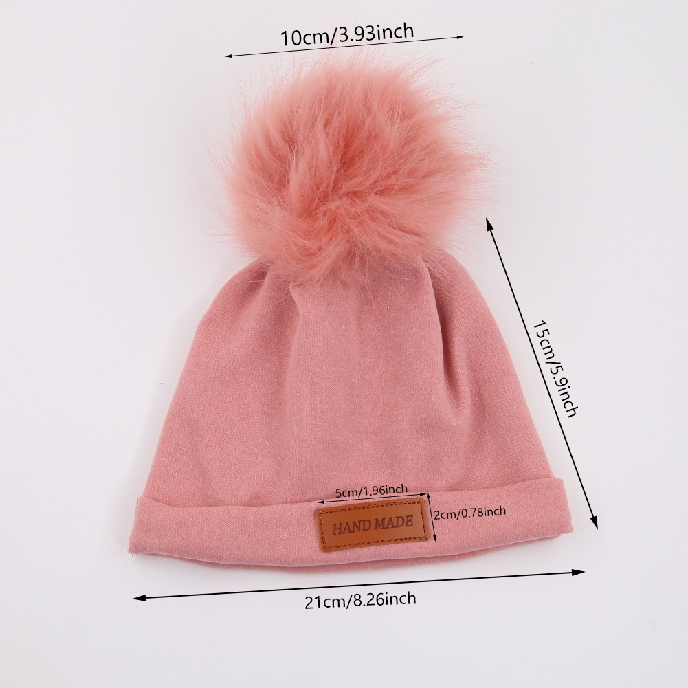 1 Mũ Len Giả Lông Thú Cho Bé