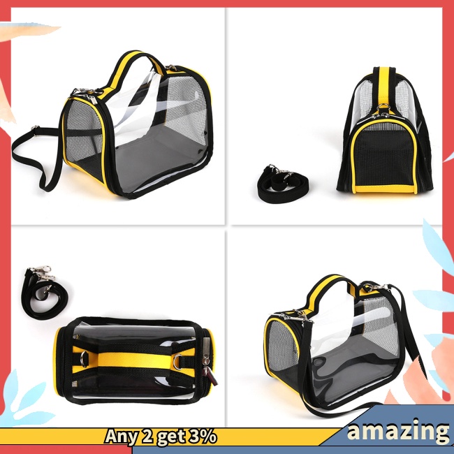 Túi Đựng Mang Theo Vận Chuyển Lợn / Thỏ / Chuột hamster Cỡ Nhỏ Trong Suốt Mang Đi Du Lịch Tiện Lợi