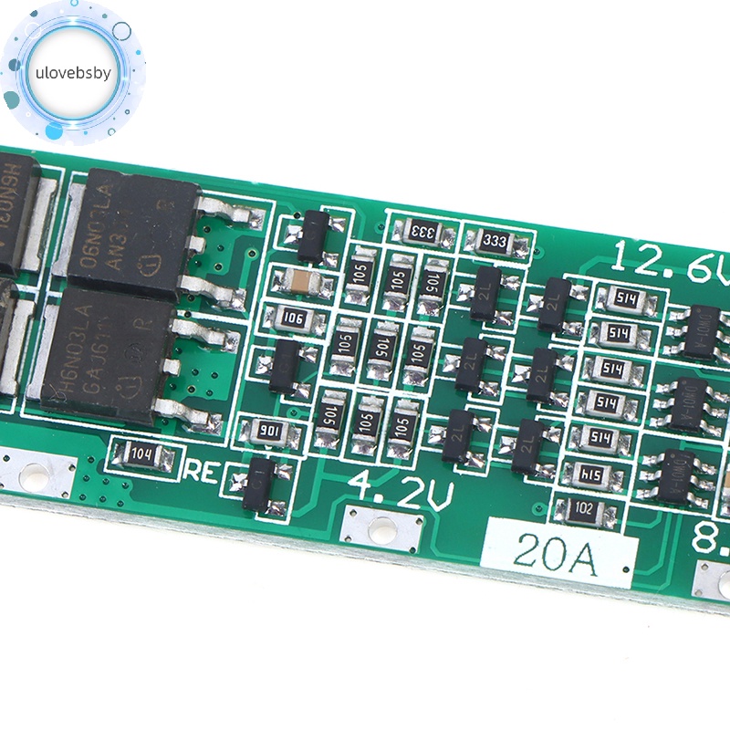 Bảng Mạch Sạc Pin lithium 18650 Dc bms 12.6v ulovebsby 3s 20a li-ion
