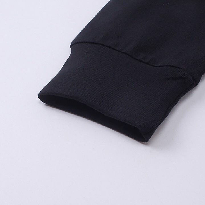 Hàng Có Sẵn Áo sweater Chui Đầu Cỡ Lớn Tay Dài In logo graffiti Hai Màu Thời Trang Thường Ngày Chất Lượng Cao + Thẻ Treo Cho Nam Và Nữ