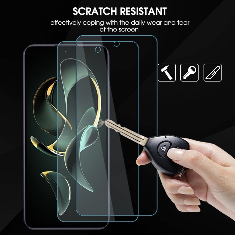 Kính Cường Lực Phẳng Trong Suốt Độ Nét Cao Chống Nổ Bảo Vệ Toàn Diện Cho red rice k60