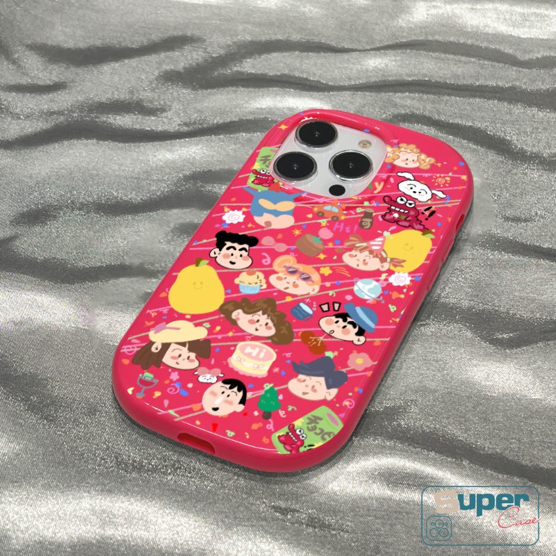 Ốp Điện Thoại tpu Dẻo Họa Tiết Hoạt Hình Cậu Bé Bút Chì Cho iphone 13 12 pro max 8 7 plus 6 8 6s 7 plus xs max 14 15 11