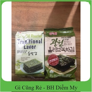 Rong biển lá kim hàn quốc ăn liền gói 4g