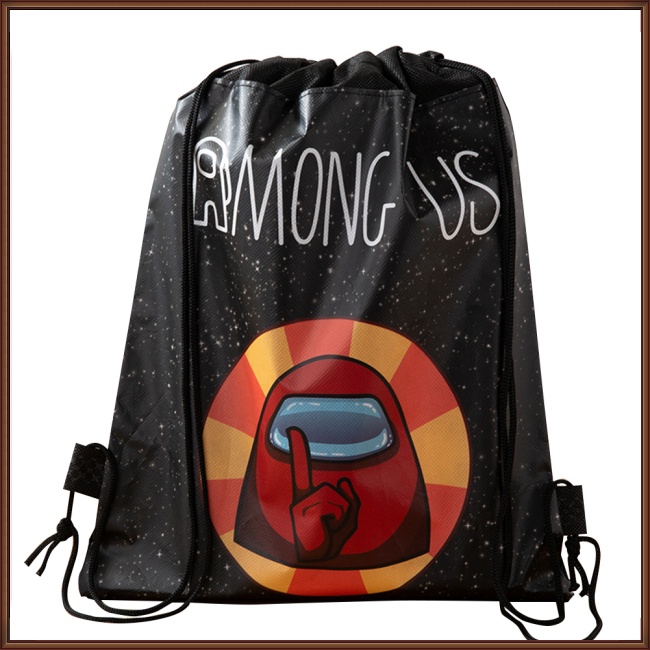 Jaz Ba Lô Dây Rút Bằng Vải Không Dệt In Họa Tiết Dành Cho Trẻ Em