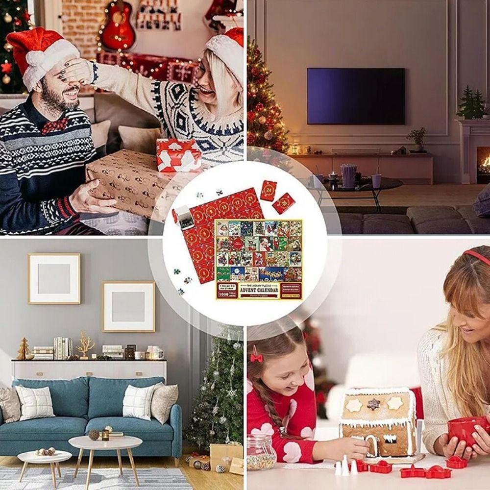 Mmluck Lịch Ghép Hình 24 Ngày Đếm Ngược 24 Hộp Quà Tặng Giáng Sinh 2023 Phong Cách Hoạt Hình Dễ Thương