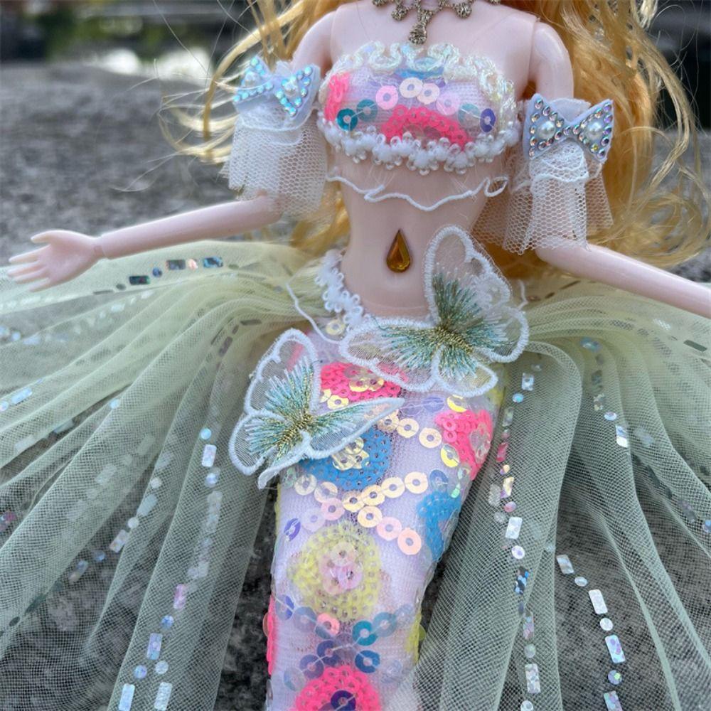 Mmluck Búp Bê Nàng Tiên Cá Biết Hát Nàng Tiên Cá Bằng Nhựa An Toàn Nhiều Màu Sắc Dễ Thương Có Thể Di Chuyển Đồ Chơi Nhà Tắm