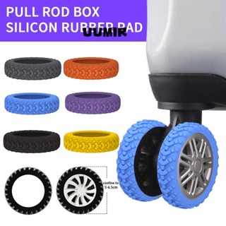  UUMIR Set 8 Bánh Xe Vali Du Lịch Giảm Tiếng Ồn Bằng Silicon Ốp 