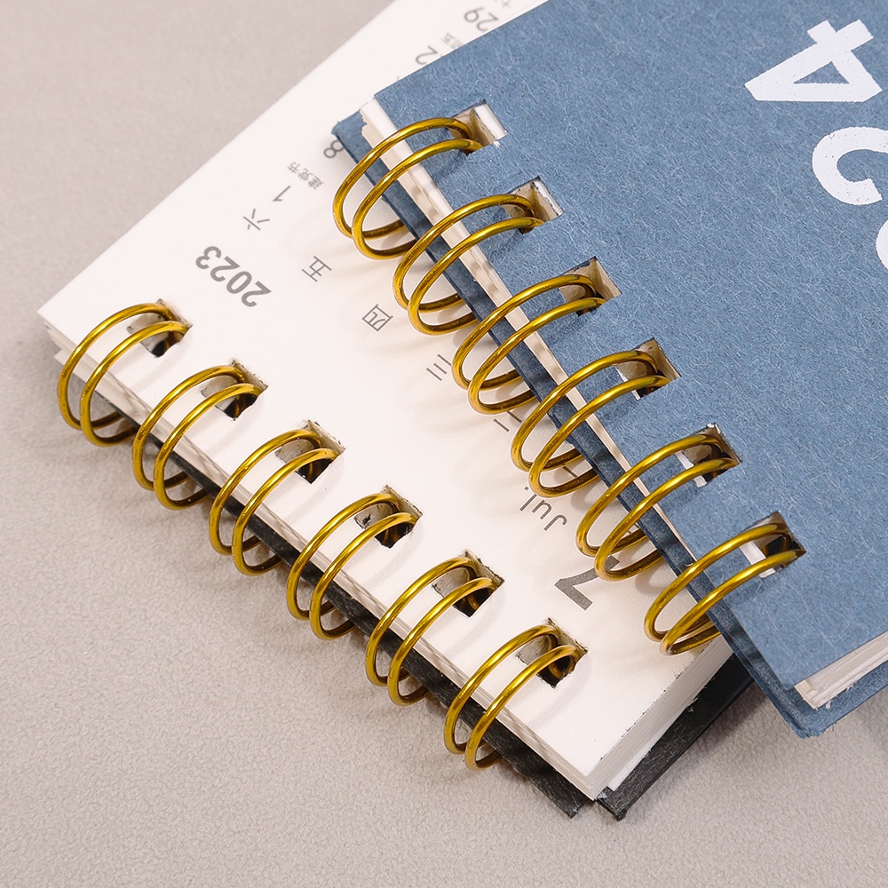 Lịch Để Bàn 2024 mini Màu Sắc Đơn Giản Để Bàn