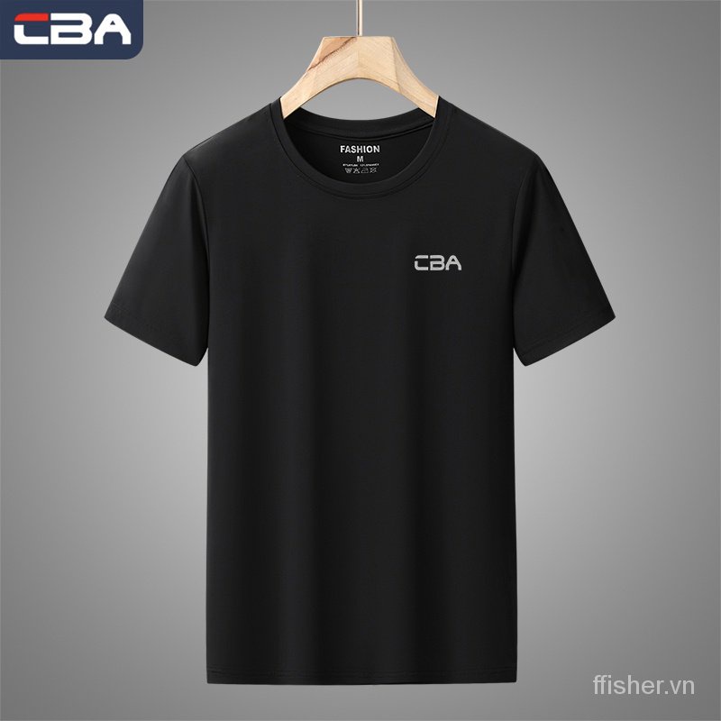 Nba Áo Thun Lụa Lạnh Tay Ngắn Thoáng Khí Nhanh Khô Phong Cách Thể Thao Thời Trang Mùa Hè Cho Nam Và Nữ