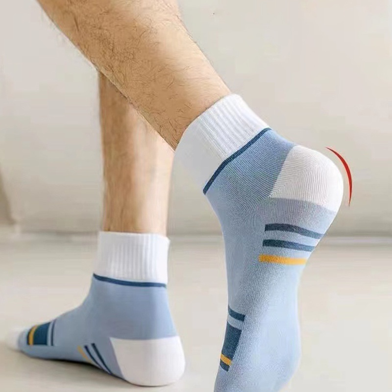 Vớ cotton Thể Thao Thấm Hút Mồ Hôi Chống Mùi Hôi Màu Sắc Thời Trang Cho Nam