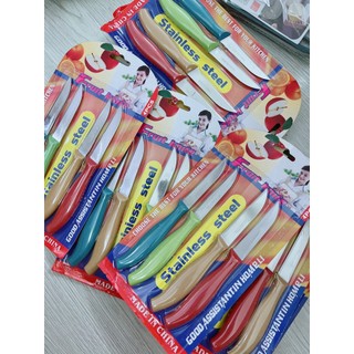 Vỉ 4 dao cắt gọt trái cây siêu bén