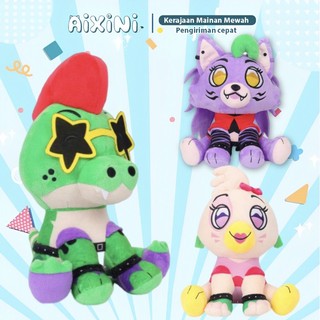 Gấu Bông FNAF Plush Đồ chơi nhồi bông Hình Động Vật Dễ Thương Gấu bông gà sói tím màu vàng
