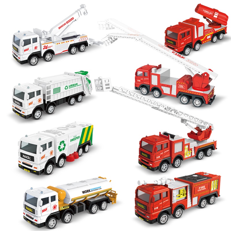 Inertia Mô Hình Xe Cứu Hỏa Đồ Chơi Cho Bé