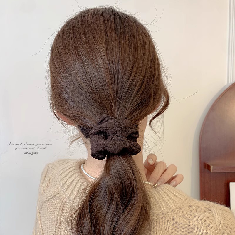 Dây Buộc Tóc Phong Cách Pháp 2024 Đơn Giản Xinh Xắn