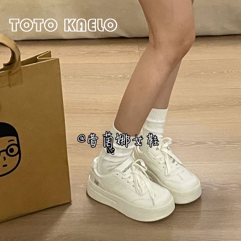 TOTOK giày thể thao nữ giày sneaker nữ Thoáng Khí 2023 hot trend Đáng yêu Phong cách đơn giản Nhẹ Điệu đà FLF23A0OKI 42Z231019