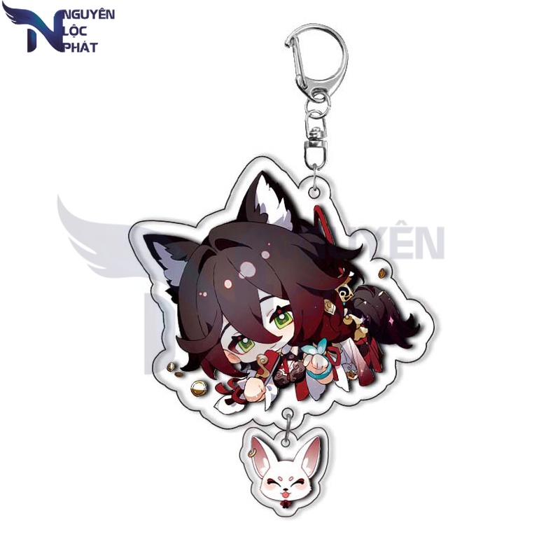 Imbibitor lunae star rail keychain kafka blade double piece acrylic mặt dây chuyền nlp shop