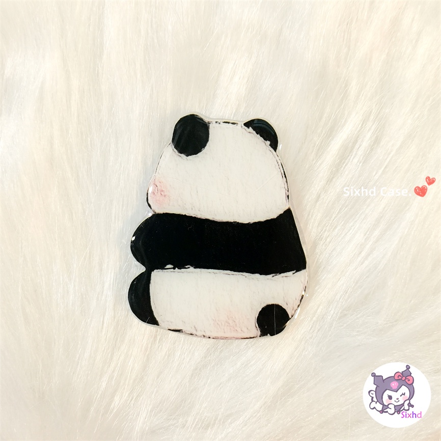 Ốp Lưng Giá Đỡ Điện Thoại Hình Gấu Trúc Hoạt Hình Dễ Thương Cho Sixhd  iphone