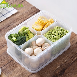 Hộp Đựng Thực Phẩm Sức Chứa Lớn Trong Suốt Chia Ngăn Tươi Mới Cho Tủ Lạnh hộp nhựa đựng thực phẩm