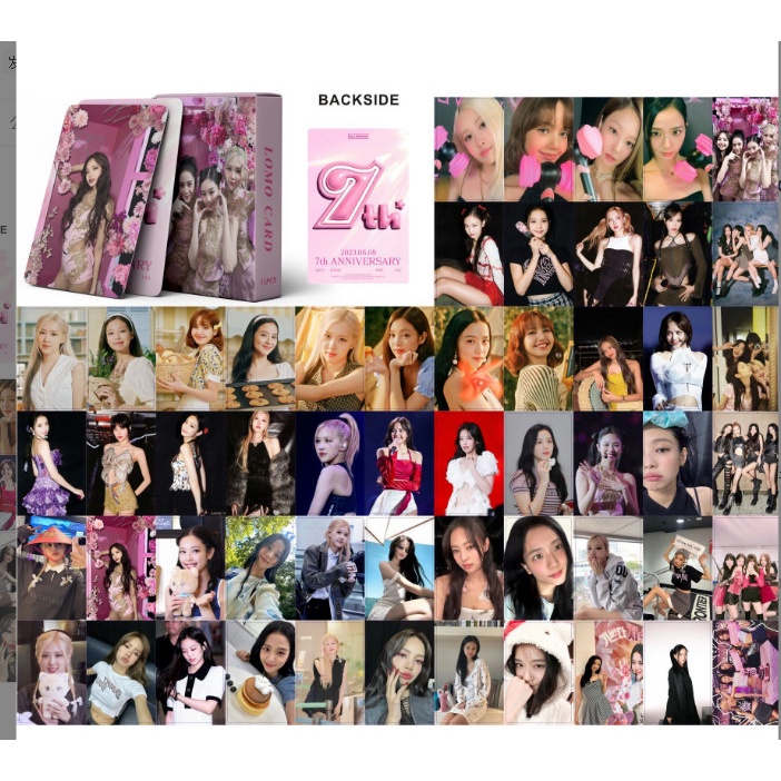 Lomo Card Blackpink bo góc album mới nhất thần tượng kpop Lisa, Jennie, Jisoo, Rosé