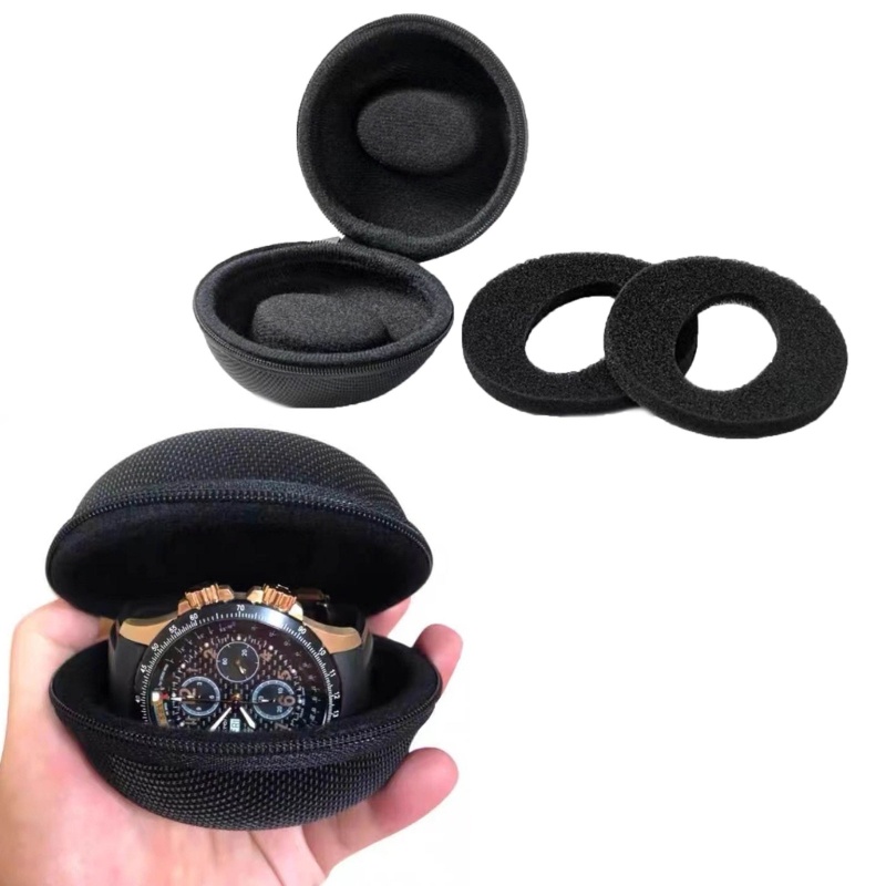 Fine Single Watch Travel Case Hộp đựng đồng hồ di động Hộp đựng đồng hồ Bộ sưu tập đồng hồ