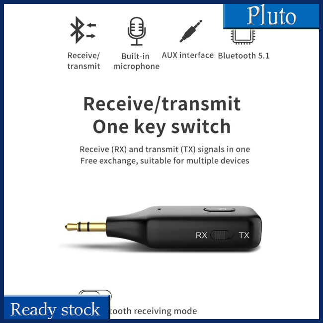 Mới Bộ Chuyển Đổi Âm Thanh Không Dây Kèm Micro Rảnh Tay Cho Xe Hơi