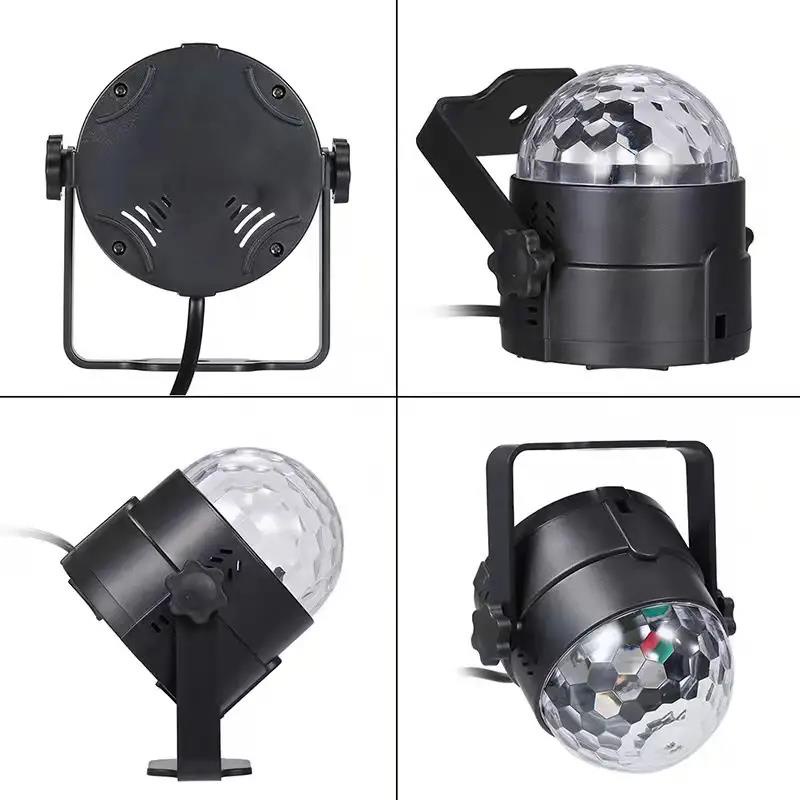 Đèn led Xoay Chiếu Tạo Hiệu Ứng Âm Thanh dj 5v Cho Sân Khấu / Quán bar / Giáng Sinh
