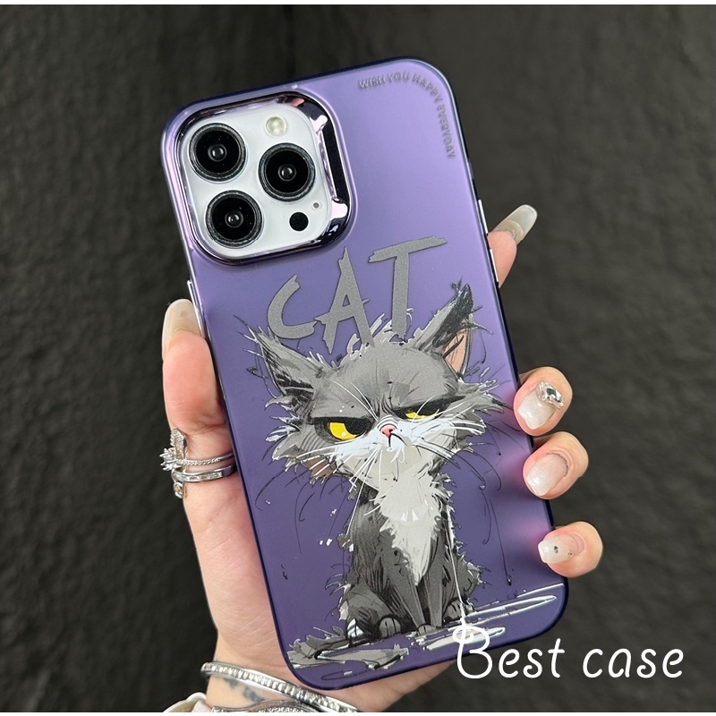 Ốp Lưng Hình Mèo Đáng Yêu Cho iphone 11 12 13 14 15 pro max