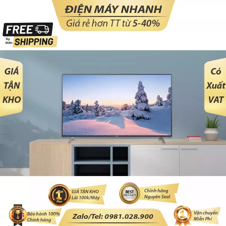 Tivi Sony 55 Inch KD-55X9000H 4K UHD /Chính hãng BH:24 tháng tại nhà toàn quốc/ -   100% TH