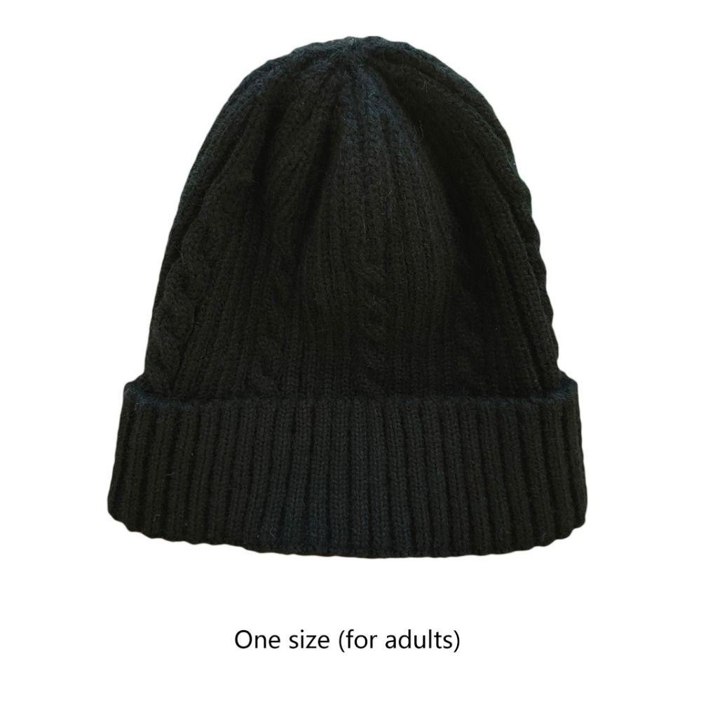 Muvako Mũ beanie Dệt Kim Màu Trơn Giữ Ấm Mùa Đông Dành Cho Nam Giới
