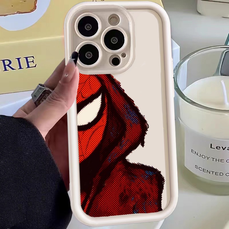Ốp Điện Thoại Túi Khí Mềm Chống Sốc silicone In Anh hùng Marvel Người Nhện Hình Túi Khí Mềm Chống Sốc Cho Iphone 11/iphone XR/iphone X/XS/13/14/XSMAX/11pro/11ProMax/12/12PRO/12ProMax/13ProMax/13pro/14pro/14ProMax