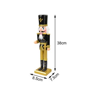 Giáng sinh Nutcracker Gỗ Nutcracker King Solider Figurine Hand