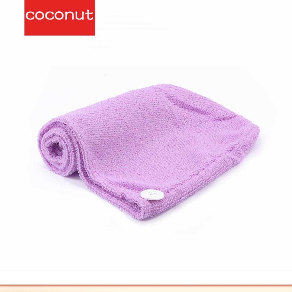 Mũ Trùm Đầu Bằng Sợi microfiber Giúp Làm Khô Tóc Nhanh Dùng Tại Nhà / Du Lịch