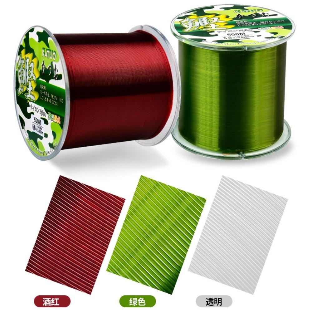 Mực Bộ 2 Cuộn Dây Câu Cá nylon Đàn Hồi 150m 150m