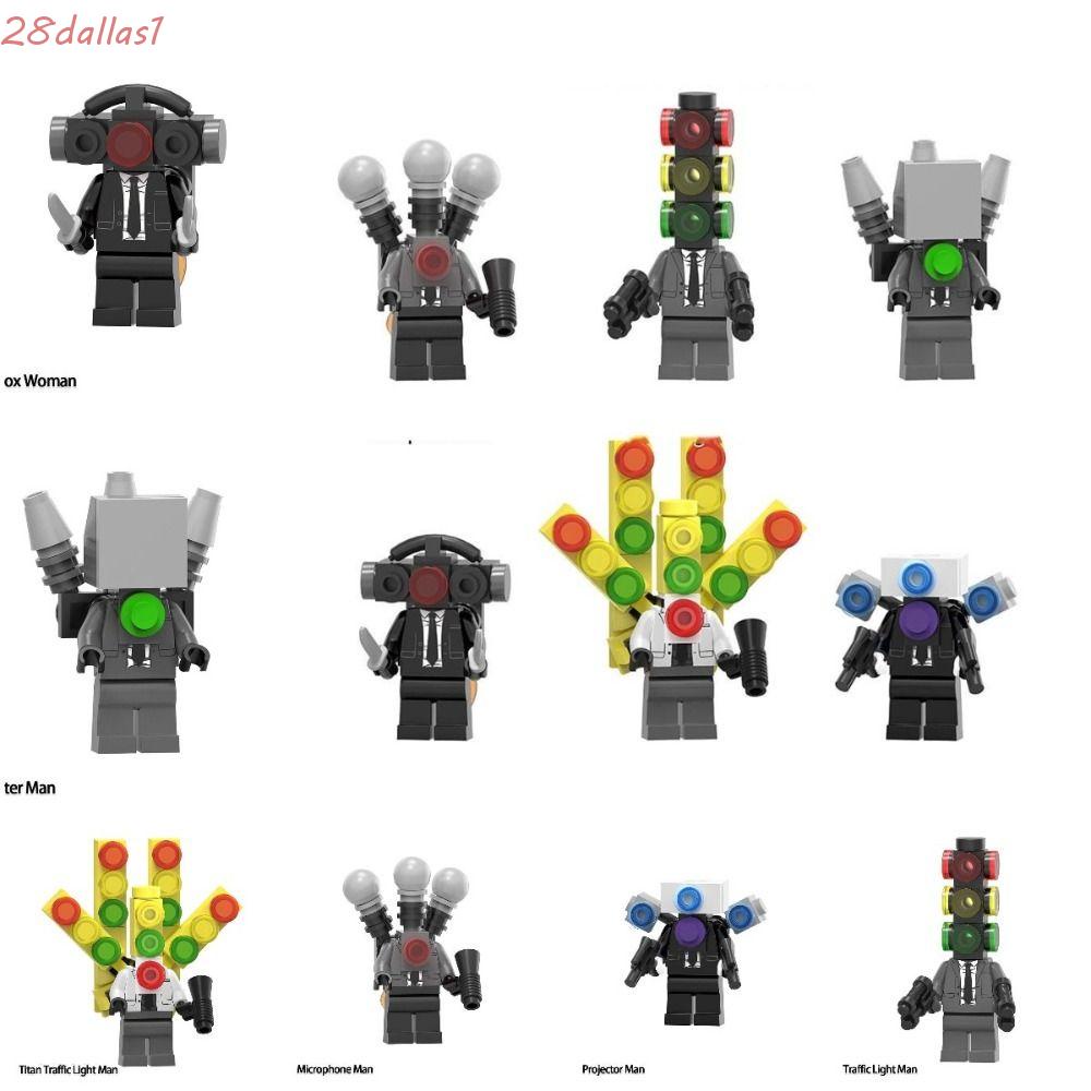 Dallas1 Mô Hình Người Đàn Ông Ngồi Toiletkibidi Bằng Nhựa Có Thể Tháo Rời Trang Trí Tivi