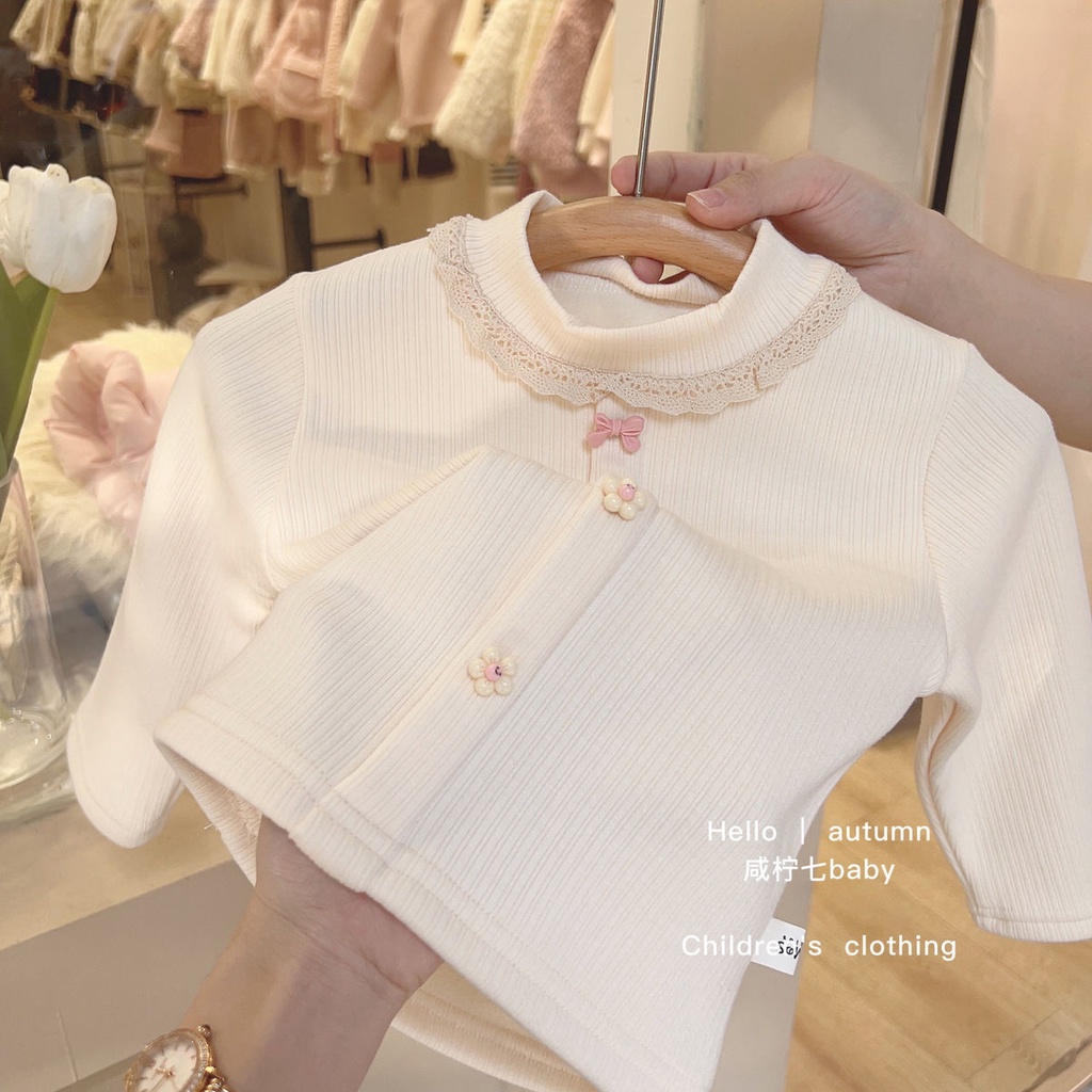 Áo Cổ Lọ Thiết Kế Mới Thời Trang Mùa Thu Đông 2023 Dành Cho Bé Gái