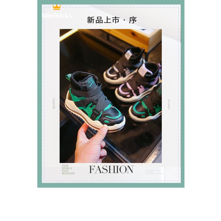 MiniKicks giày thể thao bé trai giày trẻ em Giày Thể Thao Trẻ Em thời trang thoải mái 2023 NEW RYD23A11MX 44Z231030