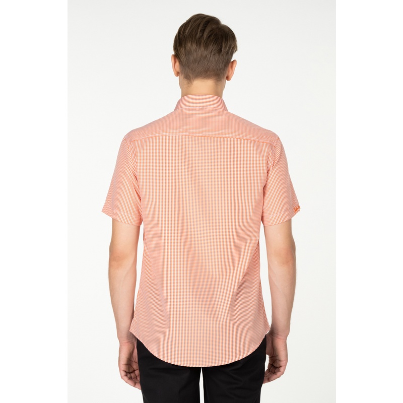 Áo sơ mi caro tay ngắn , thời thượng, lịch lãm, chỉn chu John Henry - WS23SS17T-SD