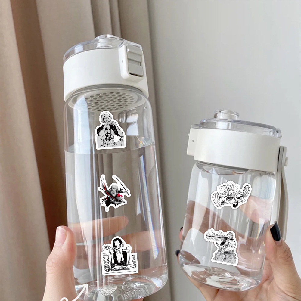 Bộ 100 Nhân Vật Hoạt Hình one piece Ngộ Nghĩnh Miếng Dán Trang Trí Mũ Bảo Hiểm Hình luffy graffiti Độc Đáo